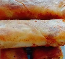 Leek and Pork Spring Rolls