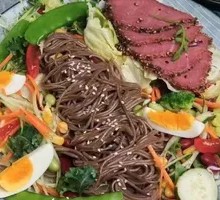 Black Pepper Beef Buckwheat Noodles