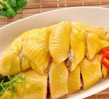 Steamed White-Cut Chicken