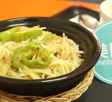 Potato and Pork Vermicelli Rice Bowl