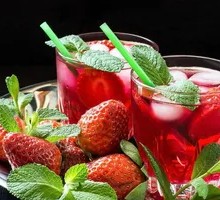 Strawberry Granita Tea