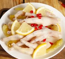 Lemon and Pickled Chili Chicken Feet