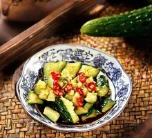 Spicy Cold Cucumber Salad