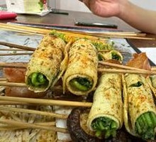 Grilled Cilantro Rolls