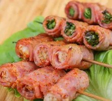 Bacon-Wrapped Cilantro