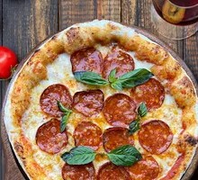Fruitwood Roasted Salami Sausage Pizza