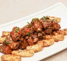 Shanghai Spare Ribs with Rice Cake