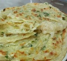 Hand-Torn Scallion Oil Cake