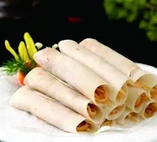 Thin Flatbread Roll with Pickled Mustard Greens