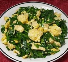 韭菜鸡蛋盖面