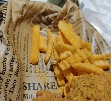 Cheese Seaweed Fried Chicken