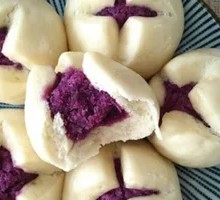 Blooming Purple Sweet Potato Bun