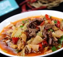 Spicy Sour Chicken Offal Noodles