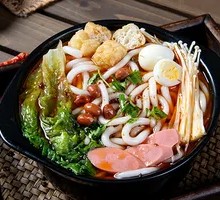 Ham Rice Noodle Pot