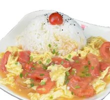 Tomato and Egg Rice Bowl