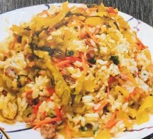 Sour Cabbage Beef Fried Rice