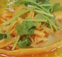 Golden Sour Bamboo Shoot Noodles