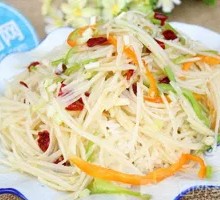 Spicy and Sour Potato Noodles with Rice