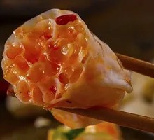 Noodles with lotus root