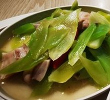 Green Pepper Pig's Trotter Slices