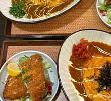 Tomato Curry Omelette Rice