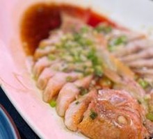 Steamed Large Sea Bass