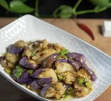 Bean Paste Braised Eggplant with Jin Bu Huan