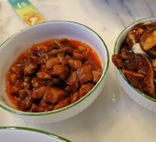Pork Liver and Matsutake Noodles
