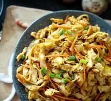 Egg Fried Knife-Cut Noodles