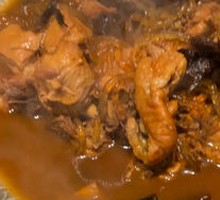 Chicken Stewed with Mushrooms
