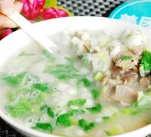 Mutton Offal and Napa Cabbage Noodle Soup