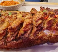 Charcoal-Roasted Lamb Leg