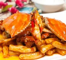 Hair Crab with Rice Noodles