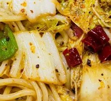 Sour and Spicy Cabbage