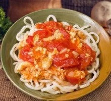 Tomato and Egg Rice Bowl