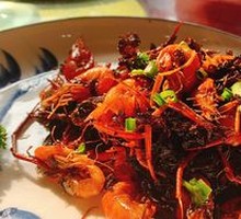 Preserved Vegetable Stir-fried Shrimp