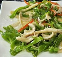 Green Pepper Beef Tripe