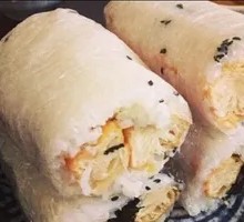 Salted Rice Ball with Fried Dough Stick