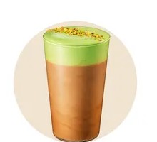 Mustard Pistachio Latte