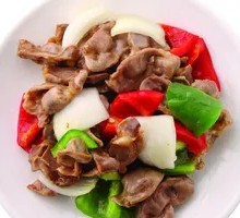 Green Pepper Chicken Gizzard