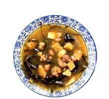 Huer Soup and Tofu Flower