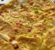 Green Pepper Ham Egg Pancake
