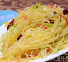 Spicy and Sour Potato Noodles with Rice