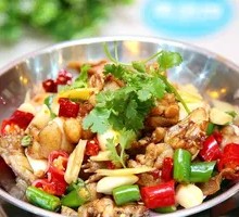 Spicy Frog Legs in Dry Pot