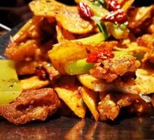 Spicy Frog Legs in Dry Pot