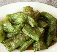 Braised Green Pepper with Tiger Stripes