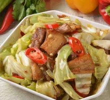 Cabbage Sichuan Pork Fried Rice