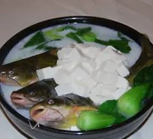 Wolffish and Tofu Soup