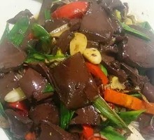 Stir-fried羊Blood