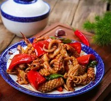 Stir-fried Squid